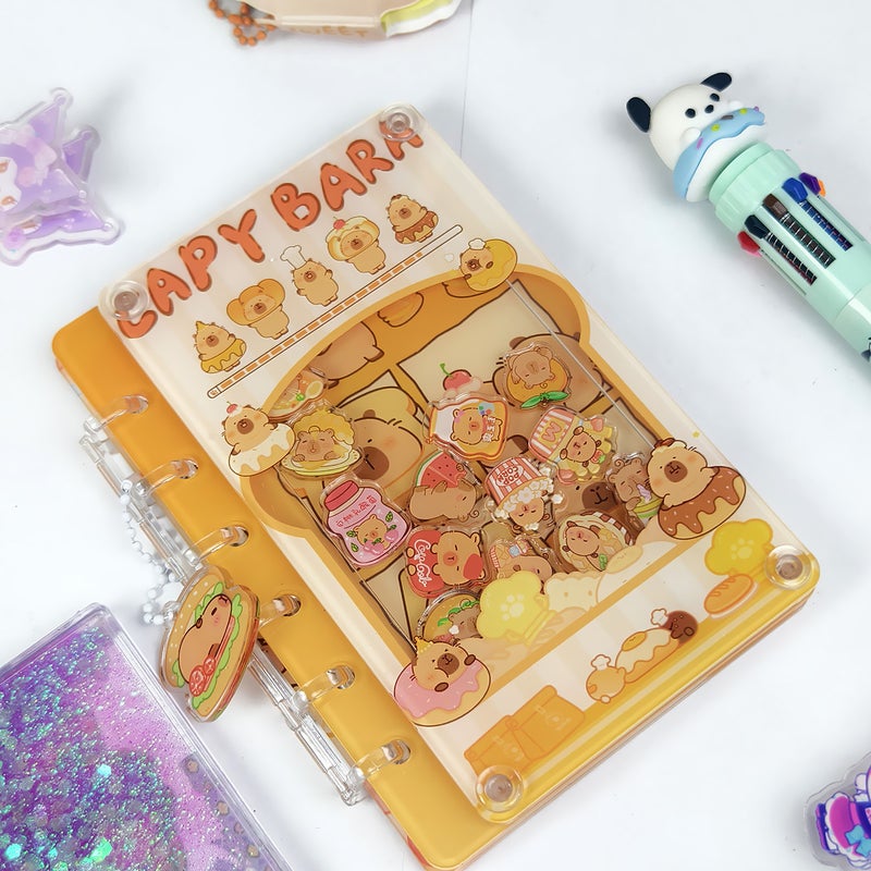 Diy Hand Ledger Creative Piece A7 Rocking Notebook Pony Little New Sanrio Acrylic Loose-Leaf Book - Image 1