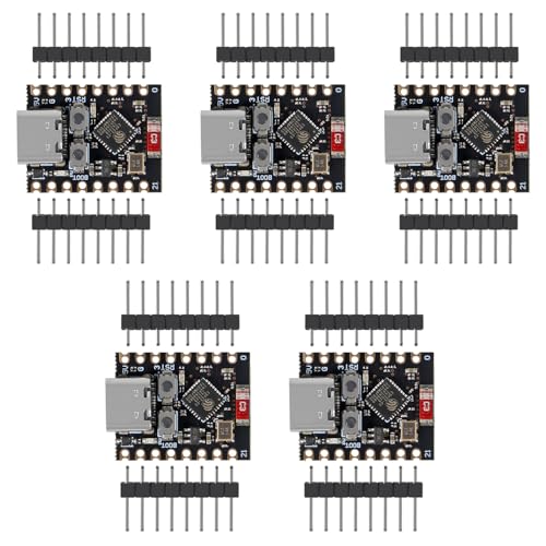 ACEIRMC 5pcs Type-C ESP32-C3 Development Board ESP32 C3 Mini WiFi Bluetooth 160MHz Running Frequency 2.4GHz Wi-Fi & Bluetooth 5.0 ESP32 C3 Super Mini for Arduino - Image 1