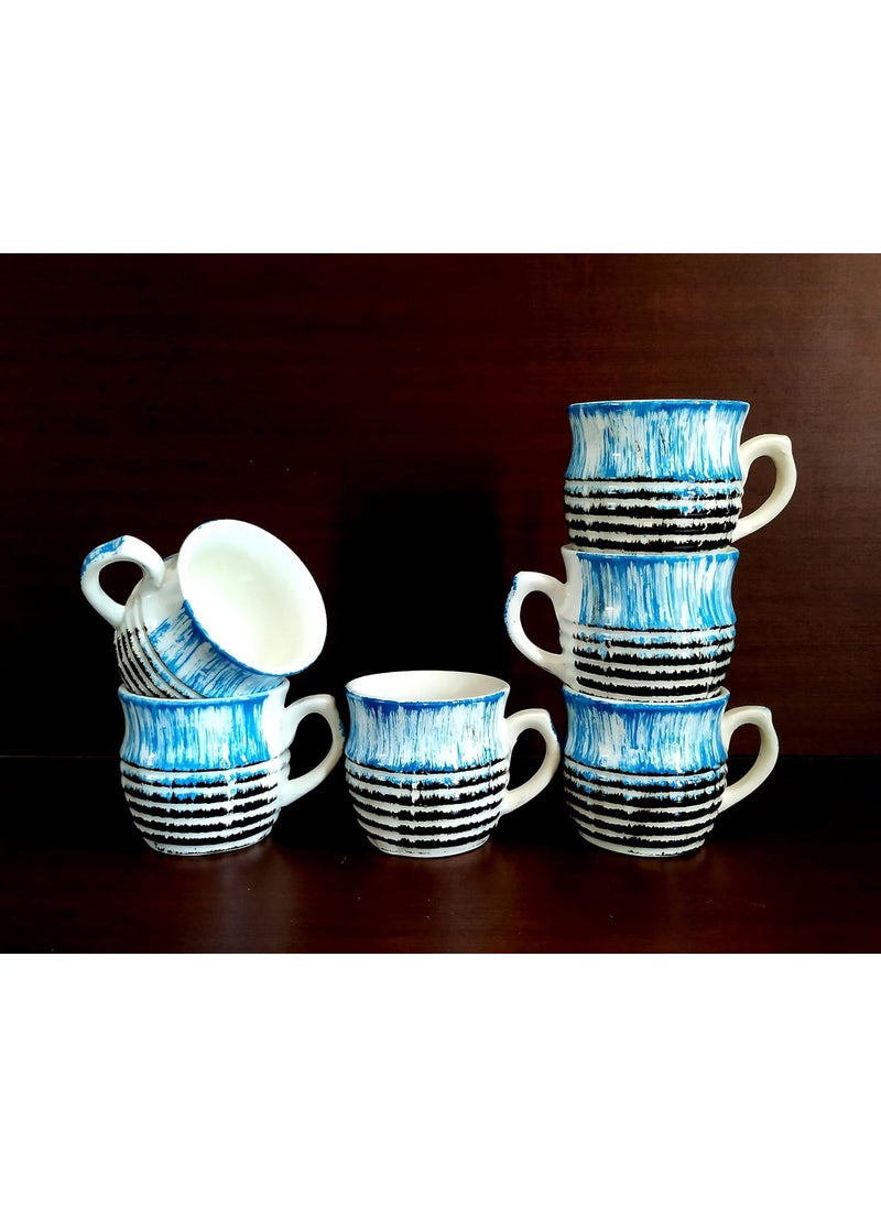 MOODY PANDA MOODY PANDA Kullad Shaped Set of 6 Cups Cup Set Ceramic  - Image 5