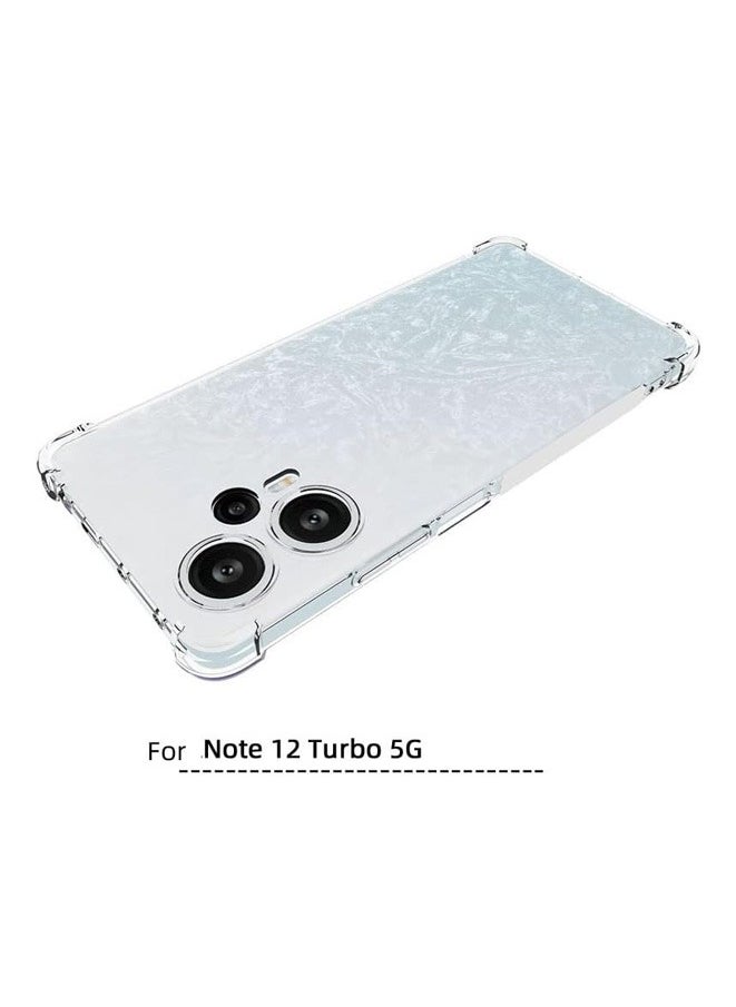 Muyixin جراب لهاتف Redmi Note 12 Turbo 5G Xiao-mi POCO F5 مقاوم للصدمات ومرن من مادة TPU لحماية الغاز من المطاط الناعم والسيليكون ومضاد للسقوط  - Image 5