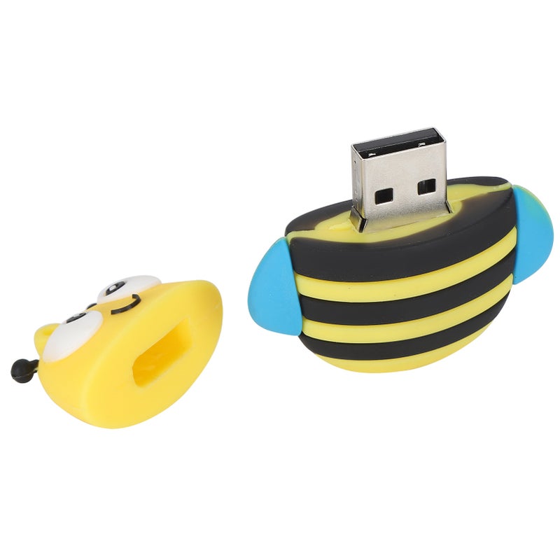 ذاكرة USB بتصميم نحلة تختار التخزين اختياريًا لـ تخزين ونقل البيانات - سعة 1 جيجا بايت - Image 1