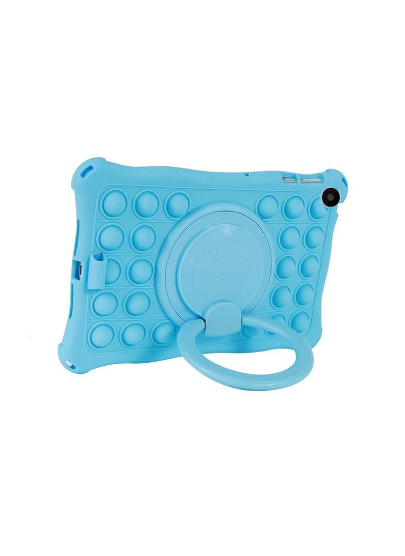 general Case Compatible with Huawei Matepad SE 10.4 inch 2023 Kids Soft Silicon 360 Rotating Ring Stand Cover with Should Strap and Pen - Image 2