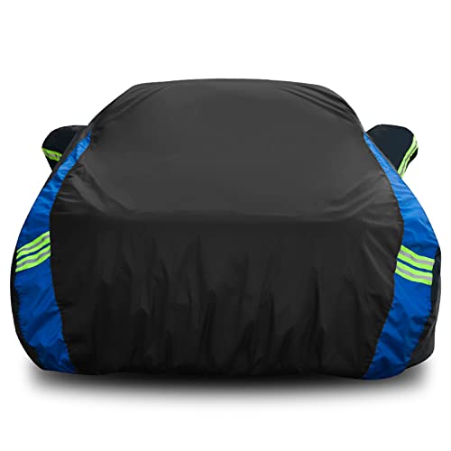 Avecrew Car Cover Waterproof All Weather for Automobiles, Outdoor Heavy Duty Full Exterior Covers for Sedan(194"-208") - Image 1