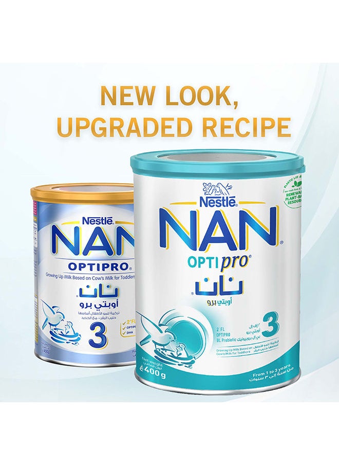 Nan Optipro Stage 3 Growing-Up Milk Powder 1 To 3 Years 400g  - Image 3