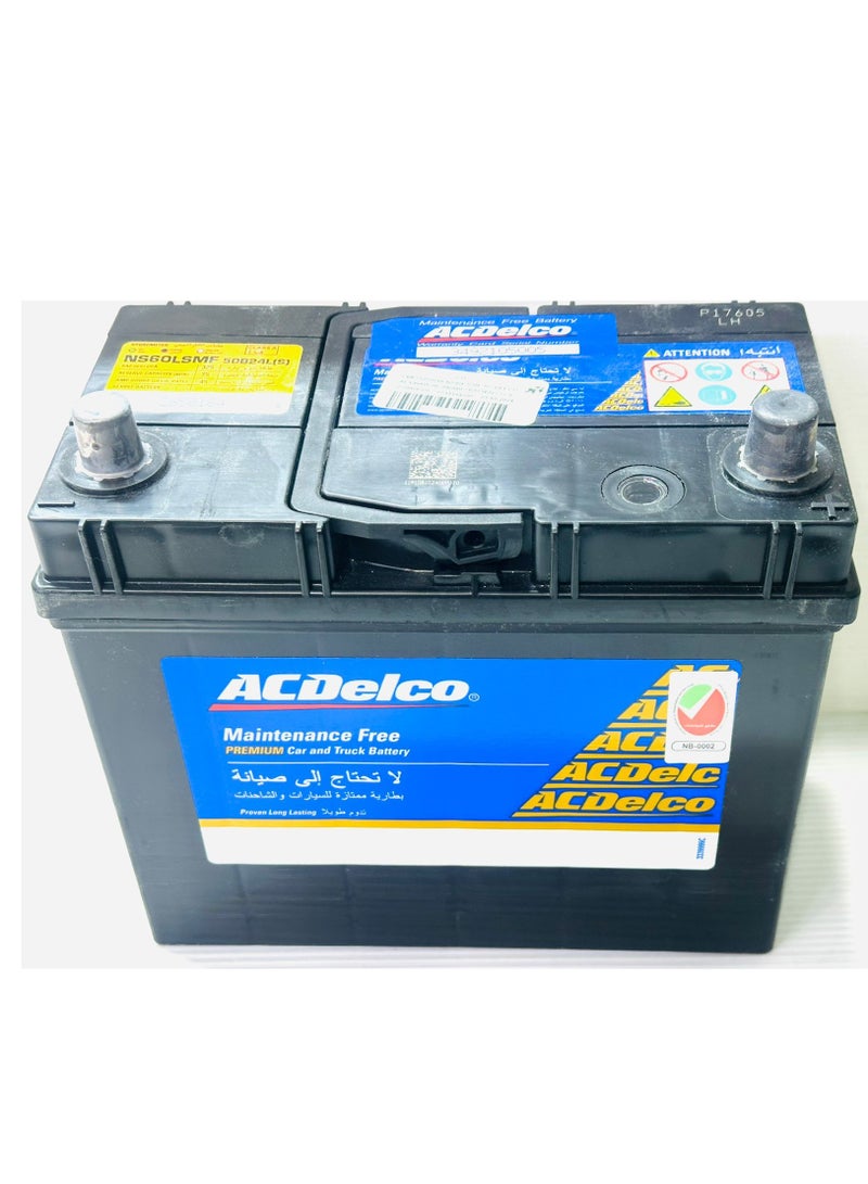 Ac Delco Car Battery 12V 45Ah NS60LS-MF - Image 2