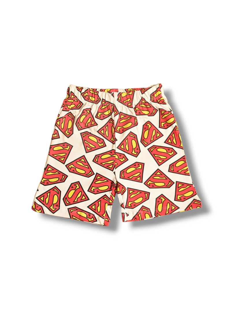 SUPERMAN - SUPERMAN - BOYS T-SHIRT & SHORT SET - Image 1