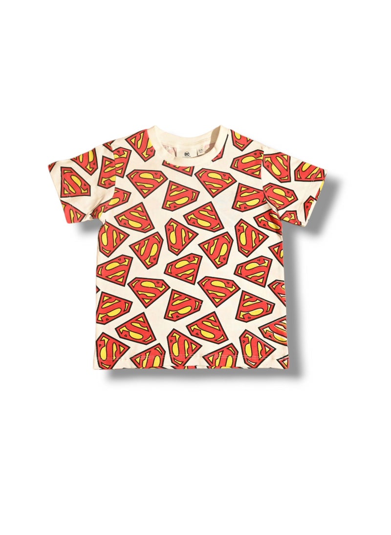SUPERMAN - SUPERMAN - BOYS T-SHIRT & SHORT SET - Image 1