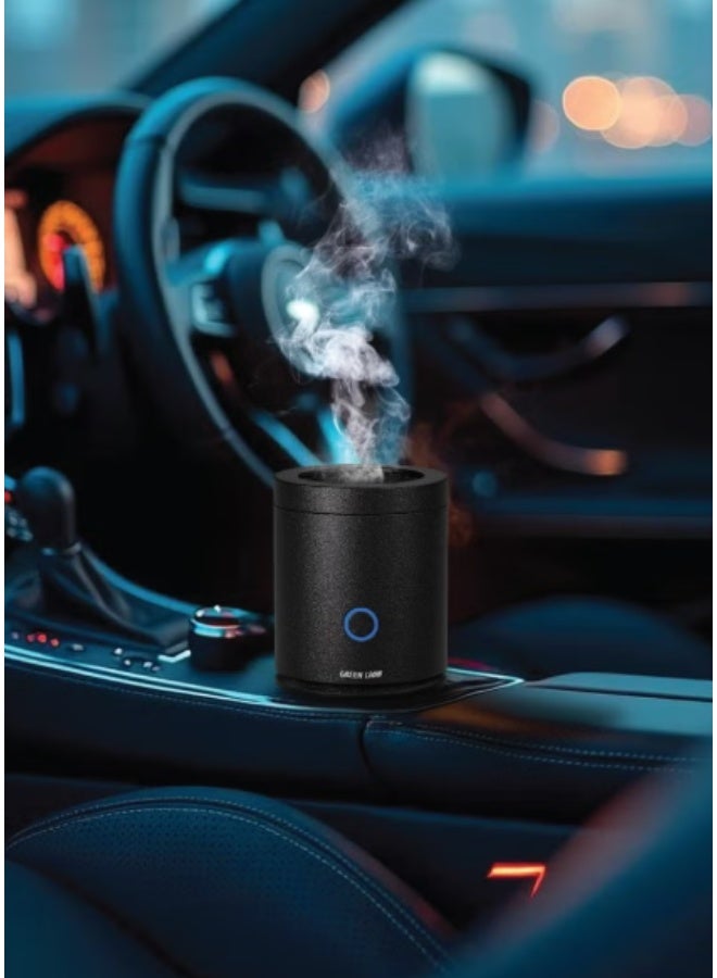 GreenLion Dune Air Incense Burner with Long Time Battery Life & Strong Fragrance / 30 Sec Single Burning Time / 2000 mAh Rechargeable Battery / Auto Shut Off - Black - Image 3
