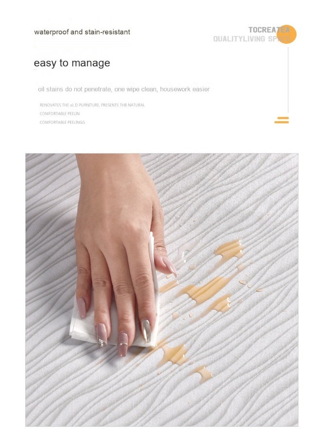 Anna 45cm x 10m Waterproof Decorative Wallpaper for Home Bedroom and Living Room Wall - Image 3