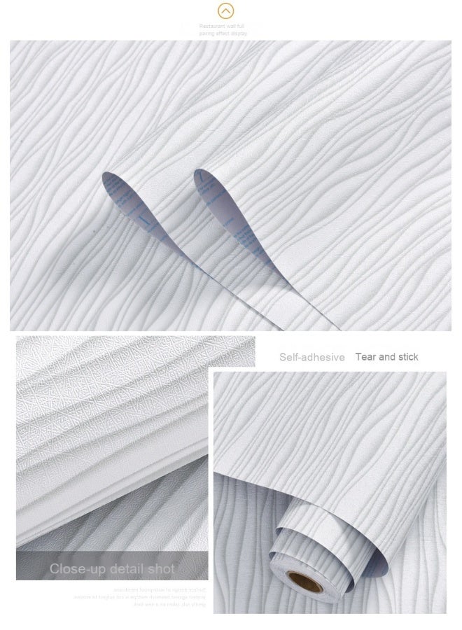 Anna 45cm x 10m Waterproof Decorative Wallpaper for Home Bedroom and Living Room Wall - Image 2