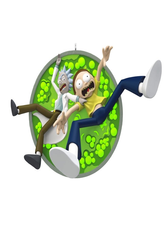 Hallmark Keepsake زينة عيد الميلاد التذكارية من هولمارك لعام 2024، ريك ومورتي "حوض الحمض"، هدايا كرتونية - Image 1