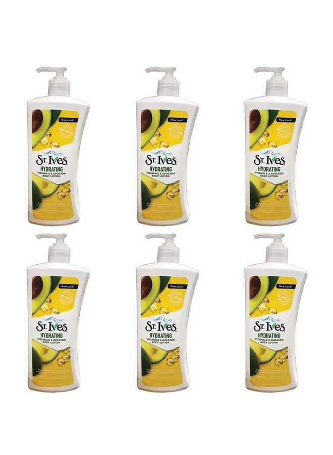 ST. Ives Daily Hydrating Vitamin E & Avovado Body Lotion 21 Fl Oz (Pack Of 6)