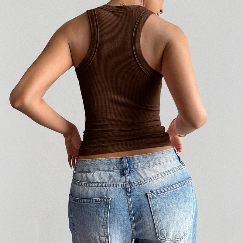Women's Y2K Yoga Sports Camisole Top - Image 4