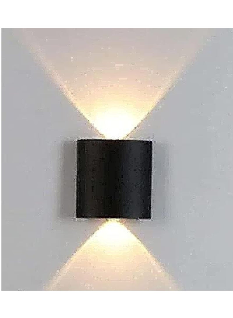 Wall Mounted Aluminum Light, Black 
