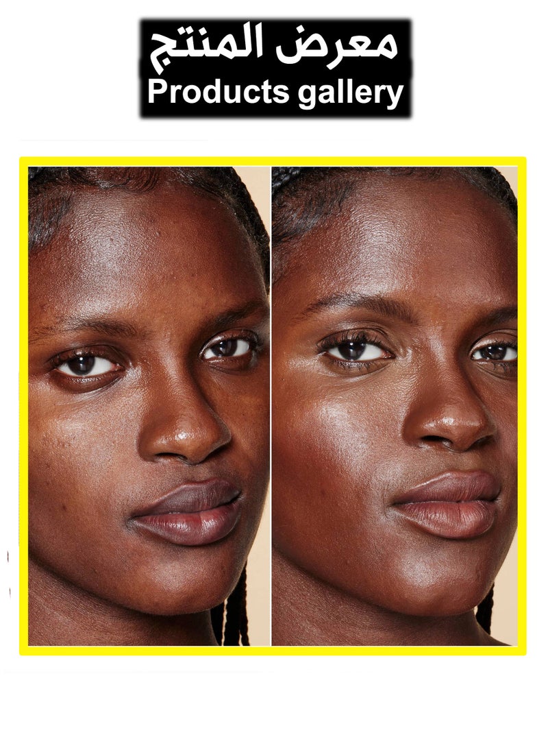 إلف فلتر سائل هالو جلو، معزز للبشرة للحصول على مظهر متوهج وناعم، غني بحمض الهيالورونيك، نباتي (داكن) - Image 3