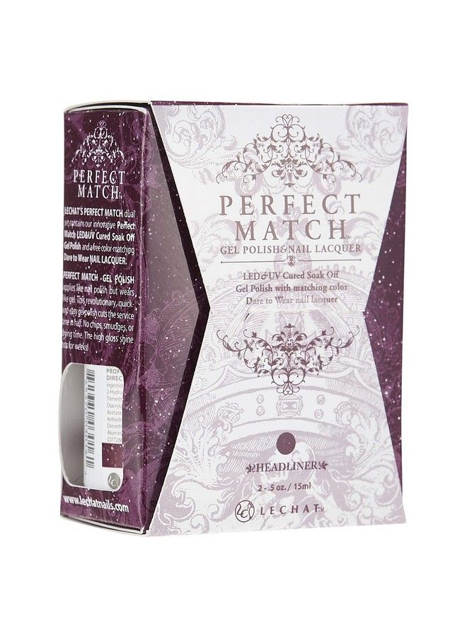 Lechat Perfect Match Gel Polish Headliner 0.5 Ounce (Pms160) - Image 2