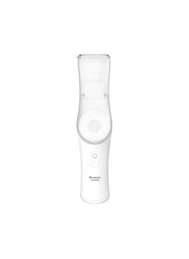 yongsheng Hair Clipper White，Baby Hair Clippers, Vacuum Hair Clipper for Baby Fine Hair, Baby Hair Clipper Quiet Hair Clipper for Baby, Hair Clipper Auto Suck Snipped Hair  - Image 1