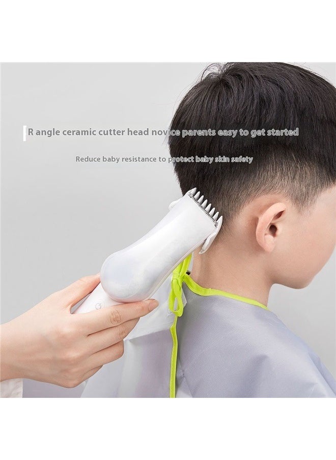 yongsheng Hair Clipper White，Baby Hair Clippers, Vacuum Hair Clipper for Baby Fine Hair, Baby Hair Clipper Quiet Hair Clipper for Baby, Hair Clipper Auto Suck Snipped Hair  - Image 3