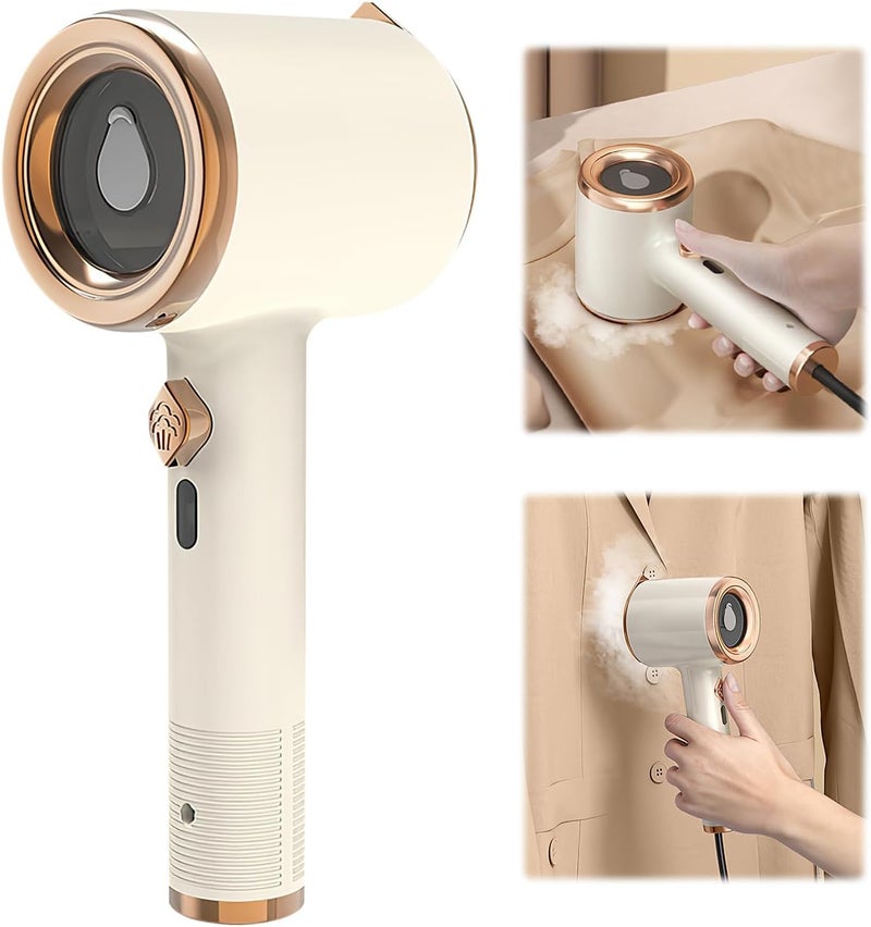 Excefore Portable Mini Ironing Machine, Travel Mini Steam Iron, Handheld Garment Steamer with Fast Preheating for Steam Dry Ironing, Ideal for Home and Travel - Image 1