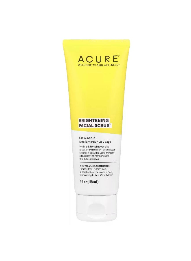Acure Brightening Facial Scrub 118ml