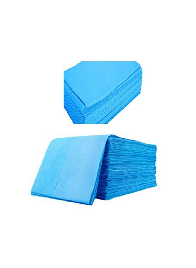 gypsy inc Gypsy 20 Pcs Non-Woven Disposable Bedsheet 32x 72 Inch - Medical Blue | Massage Table Sheet Protector | Elderly Care, Patients, Clinics, Hospitals | Thick Breathable, Waterproof & Oilproof Bed Cover - Image 1