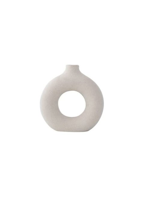 COOLBABY Premium Ceramic Nordic Boho Modern Minimalist Design Big Flower Vase for Elegant Home Décor Living Room Centerpiece Flower Vase Gifting Big