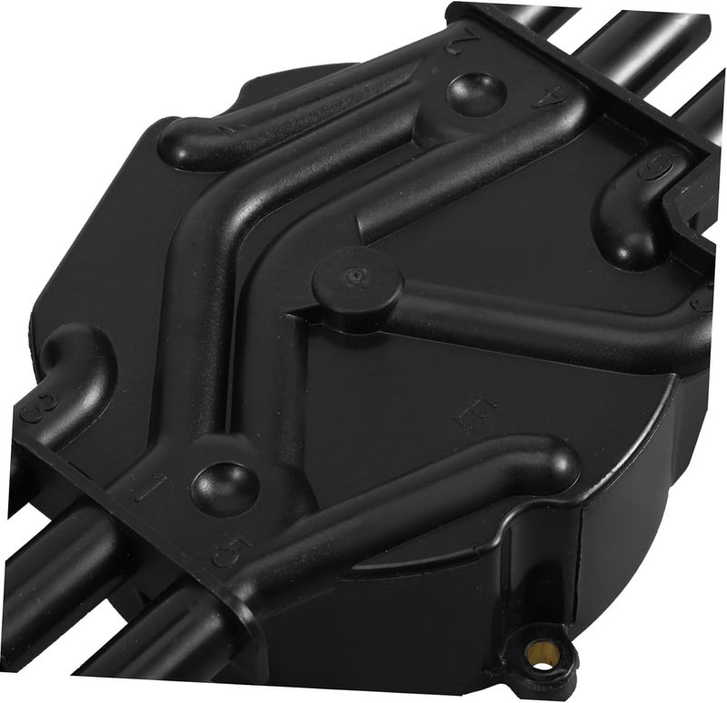 Luxshiny 1 Set Ignition Distributor Cap Abs Black Rotor Distributor Cap Cap and Rotor Kit - Image 5