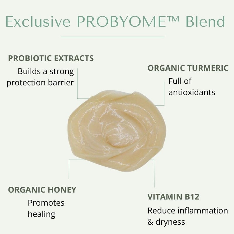 Yobee Naturally Nourishing Hair Conditioner - Dry, Itchy Scalp & Dandruff Relief - Hydrating w/Probiotic extracts, Honey, Turmeric, Vitamin B12, Coconut & Avocado Oil - Adults and Children (1) - Image 3