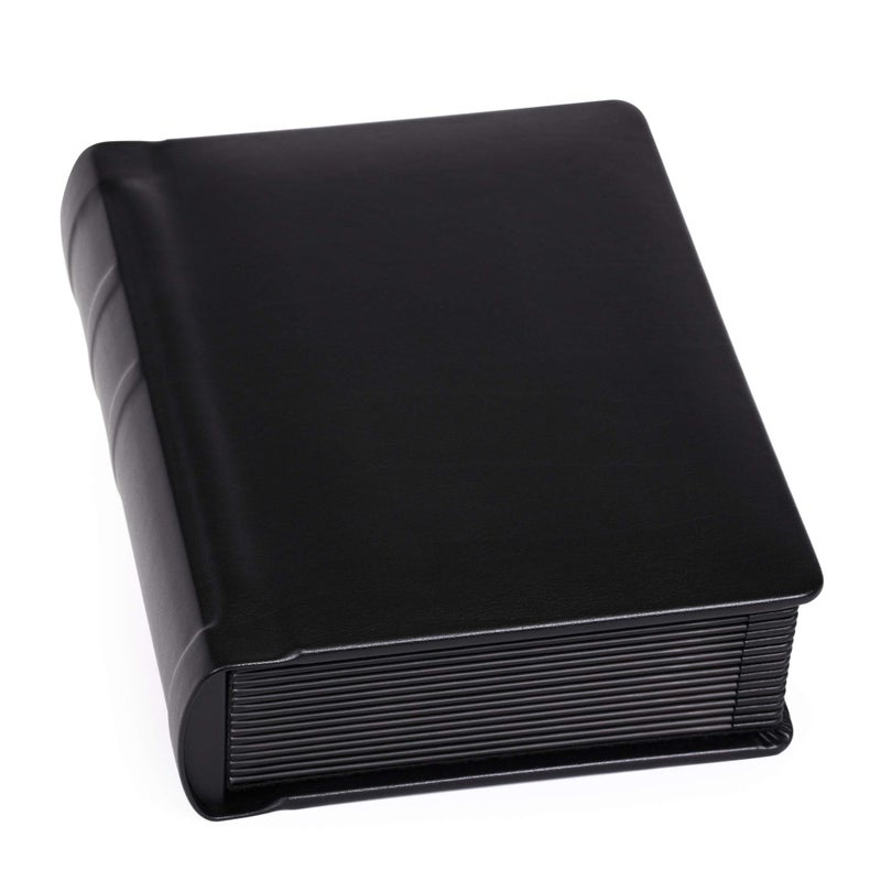 Tuscany Albums Tuscany Albums Professional Leatherette Bound Photo Album for Weddings and Special Occasions (5x7 (15 Page)  Black/Black) - Image 1
