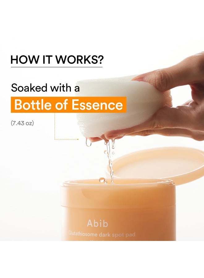 abib لصقات غلوتاثيوم لعلاج البقع الداكنة فيتا تاتش 60 لصقة 4.90 أونصة سائلة | لصقات تونر كورية لتفتيح الوجه مع النياسيناميد، الغلوتاثيون، الإكسوسوم، LHA، تنظيف، قابلة للاستخدام مرة واحدة، مقشر، للعناية بالبشرة - Image 3