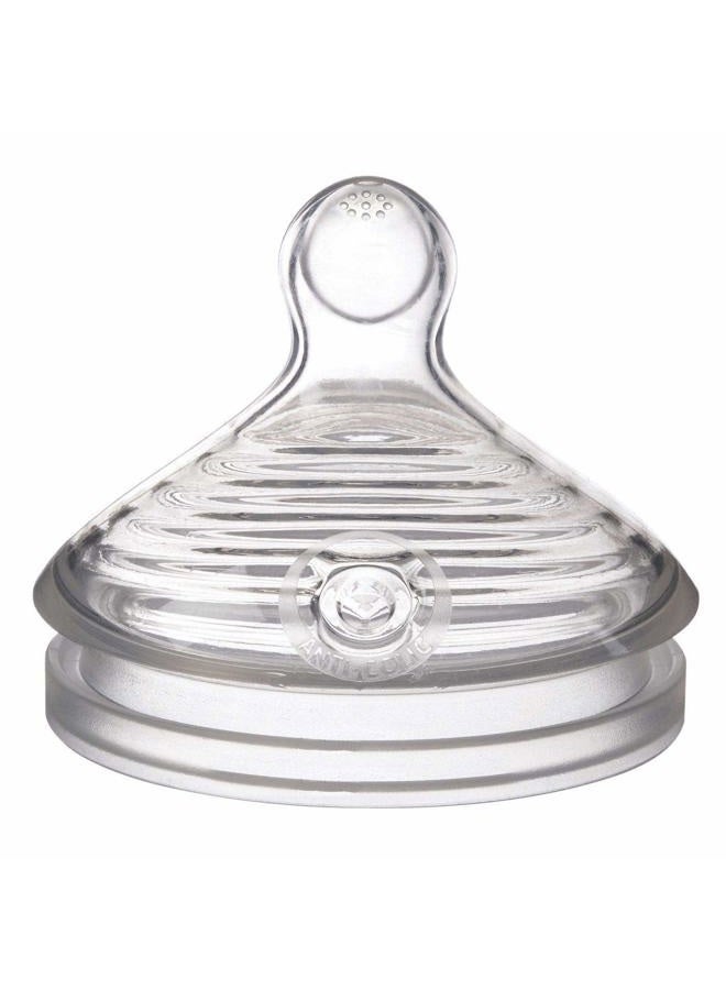 NUK Simply Natural Fast Flow Nipple, 2 Count - Image 1
