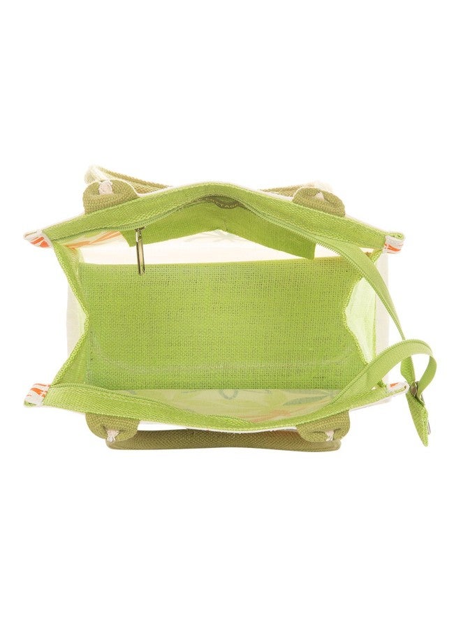 Jute Cottage Eco-Friendly Women's Classic Tote Shoulder Bag | Green Jute Handbag (Model XC15-0002BN) | Handcrafted Sustainable Bag for Office, Travel, Daily Use - Image 4