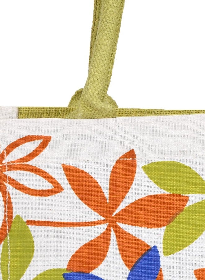 Jute Cottage Eco-Friendly Women's Classic Tote Shoulder Bag | Green Jute Handbag (Model XC15-0002BN) | Handcrafted Sustainable Bag for Office, Travel, Daily Use - Image 5