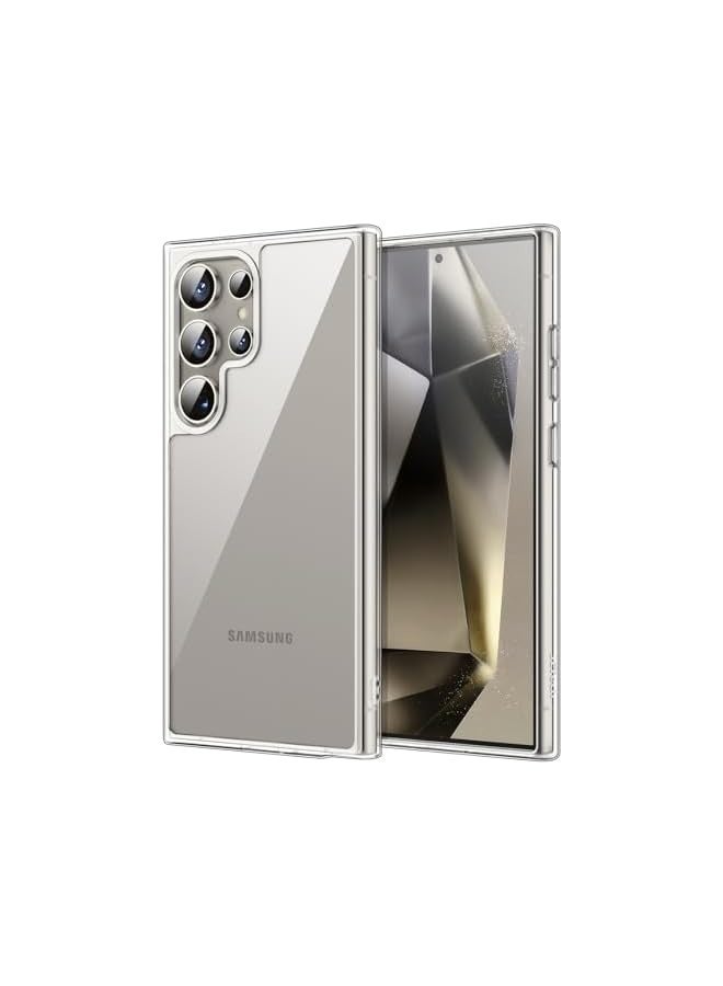 Jetech Case for Galaxy S24 Ultra 5G, Non-Yellowing Shockproof Bumper Protective Phone Cover, Anti-Scratch Hard PC Back (Clear) - Image 1