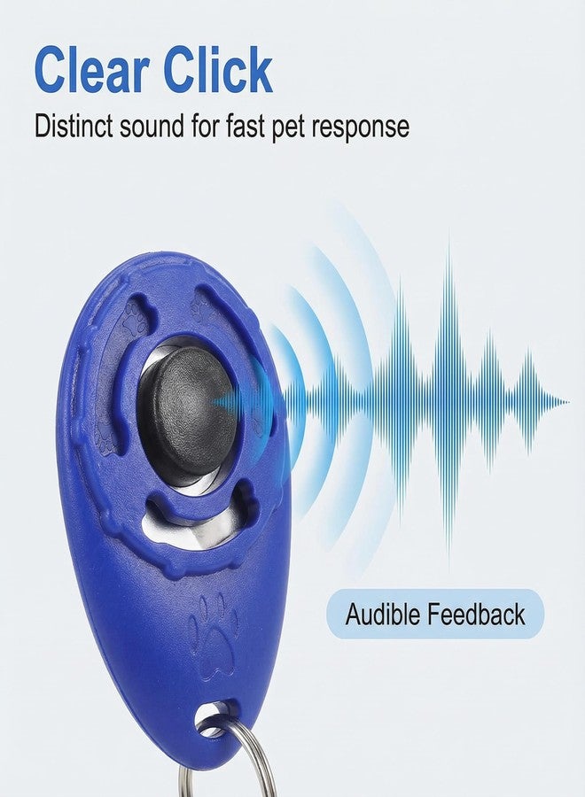 Jashem Dog Training Clicker with Wrist Strap Durable Lightweight Easy to Use, 9-Pack Pet Training Clickers for Cats Puppy Birds Horses. Perfect for Behavioral Training - Image 5