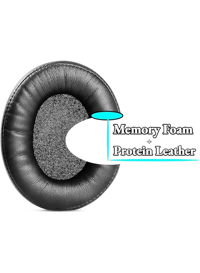 erorex Tt Bh085 Upgrade Earpads Cover Compatible With Taotronics Soundsurge 85 Soundsurge 90 Tt Bh090 Headphones Replacement Ear Cushions Ear Cups Parts Protein Leather  - Image 3