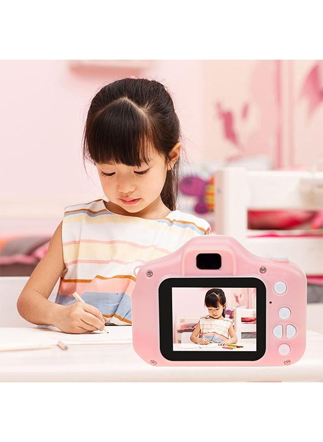 Generic Digital Camera Mini Room Toys Camera for Kids Screen Camera Toy Kids Photography Camera Digital Camera Kids Playset Kids Camera Mini Camera Kids Toy Camera Small  Cartoon Child(Pink)  - Image 3