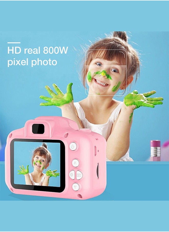 Generic Digital Camera Mini Room Toys Camera for Kids Screen Camera Toy Kids Photography Camera Digital Camera Kids Playset Kids Camera Mini Camera Kids Toy Camera Small  Cartoon Child(Pink)  - Image 5