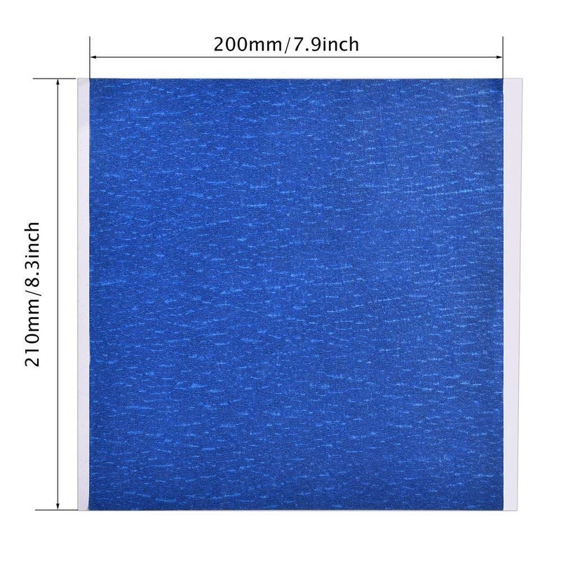 High Temperature Adhesive Tape 5PCS Blue Crepe Paper for 3D Printer Hot Bed Plate - Image 5