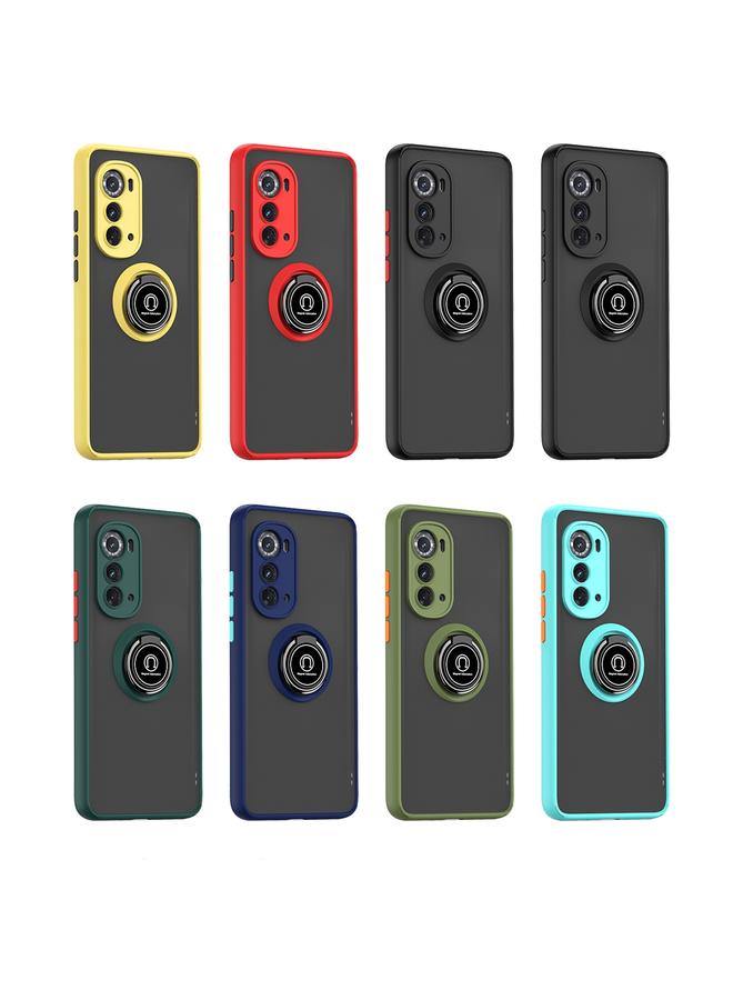 اس-توب جراب لهاتف Motorola Edge 2022 Q Shadow 1 Series TPU + جراب هاتف PC مع حامل حلقي - Image 2