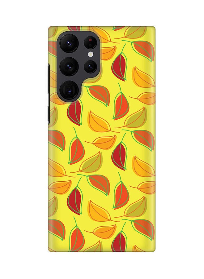 Stylizedd Case for Samsung Galaxy S22 Ultra 5G Snap Case Slim Snap Classic Series Shield Matte Finish Print - Autumn Leaves