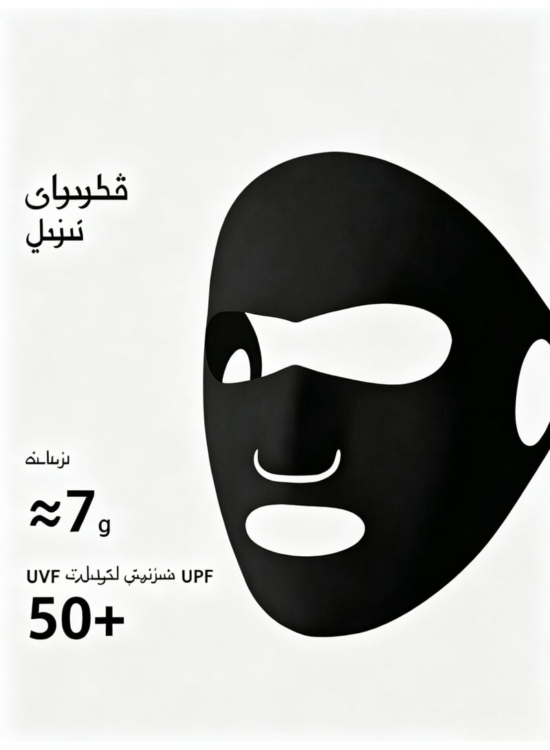 طقم 3 كمامات وجه كامل من حرير الثلج المبرد، خفيفة جدًا وزن 7 جرام، قابلة للتنفس وتمنع الأشعة فوق البنفسجية، تغطي الوجه بالكامل مع فتحات للعين والأنف والفم، قابلة لإعادة الاستخدام، واقية من الأشعة فوق البنفسجية للغولف، القيادة، الصيد، ركوب الدراجات، والرياضات الخارجية في الصيف - Image 1