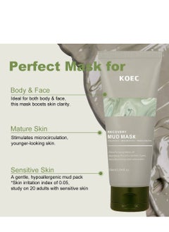KOEC [Cardi Mask B] Recovery Mud Clay Face Mask | K-Mud | Korean Deep Pore Moisturizing And Moisturizing Face Mask 91.8% Ingredients Derivad 75ml  - Image 2