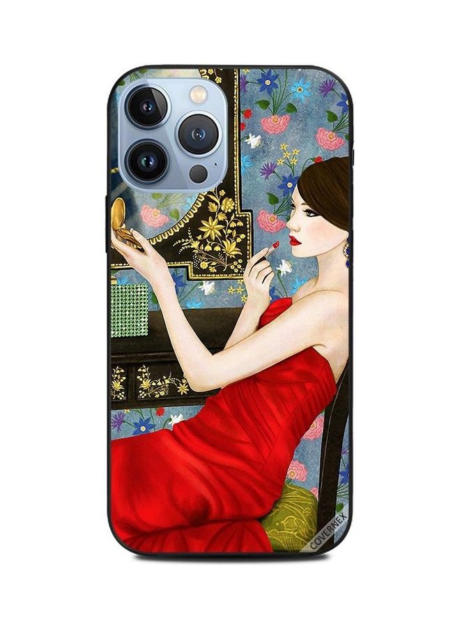 Covernex Apple iPhone 13 Pro Max Protective Case Cover Printed Featuring Girl In Red DESIGN_0889 - Image 1