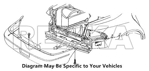 Rexka 10pcs Bumper Cover Retainer Clips 12mm Push Pin Compatible with Chrysler 6502625 07-18 Jeep Wrangler & Wrangler Unlimited JK Dodge Dakota Durango Ram 1500 2500 3500 4500 5500 GM 10140480 - Image 5