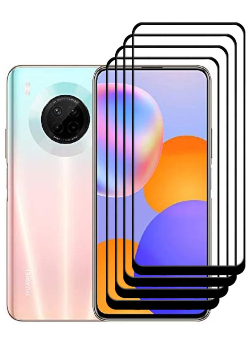 ACLIX 4 Pieces Antistatic ESD Dustproof Premium Quality High Definition Tempered Glass Screen Protector Designed For Huawei Y9a - Image 1