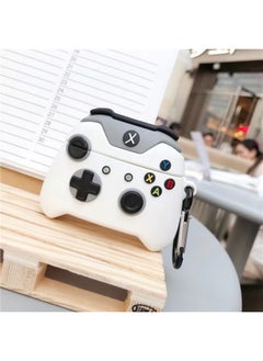 Cartoon Snack Drink Vaseline AirPods 4 Generation Apple Earphone Case Bluetooth Cover Silicone Protective Cover-Color:White Game Controller (precision Hole)-Applicable Models:AirPods 4
