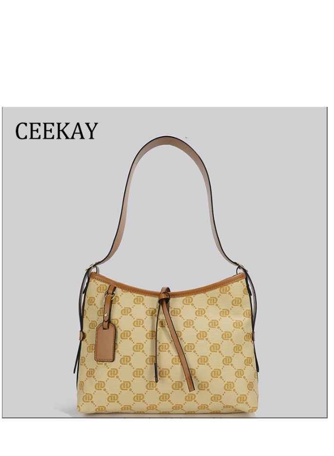 CEEKAY Female High-End Light luxury Niche Retro Small Tote Crossbody Bag - Image 1