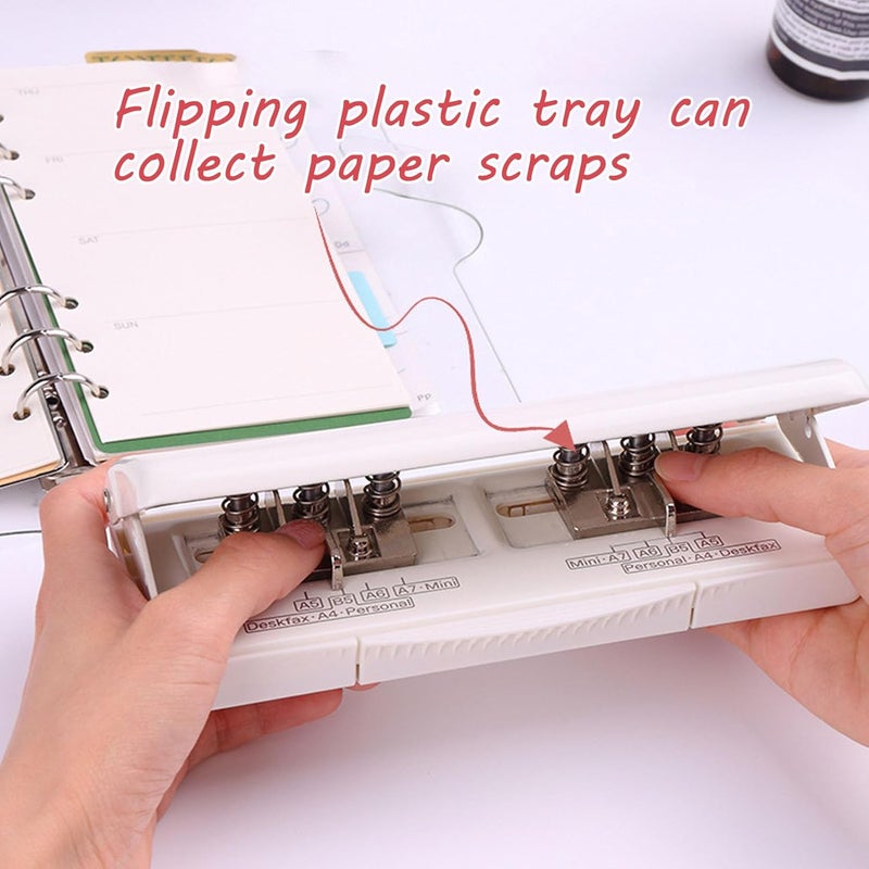 Tyenaza Binding Machine Spiral Binder 6 Holes Puncher Punching Machine for A4 A5 B5 A6 A7 - Image 4