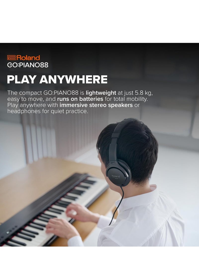 Roland رولاند GO-88PX لوحة مفاتيح محمولة بحساسية اللمس 88 مفتاحاً - Image 3